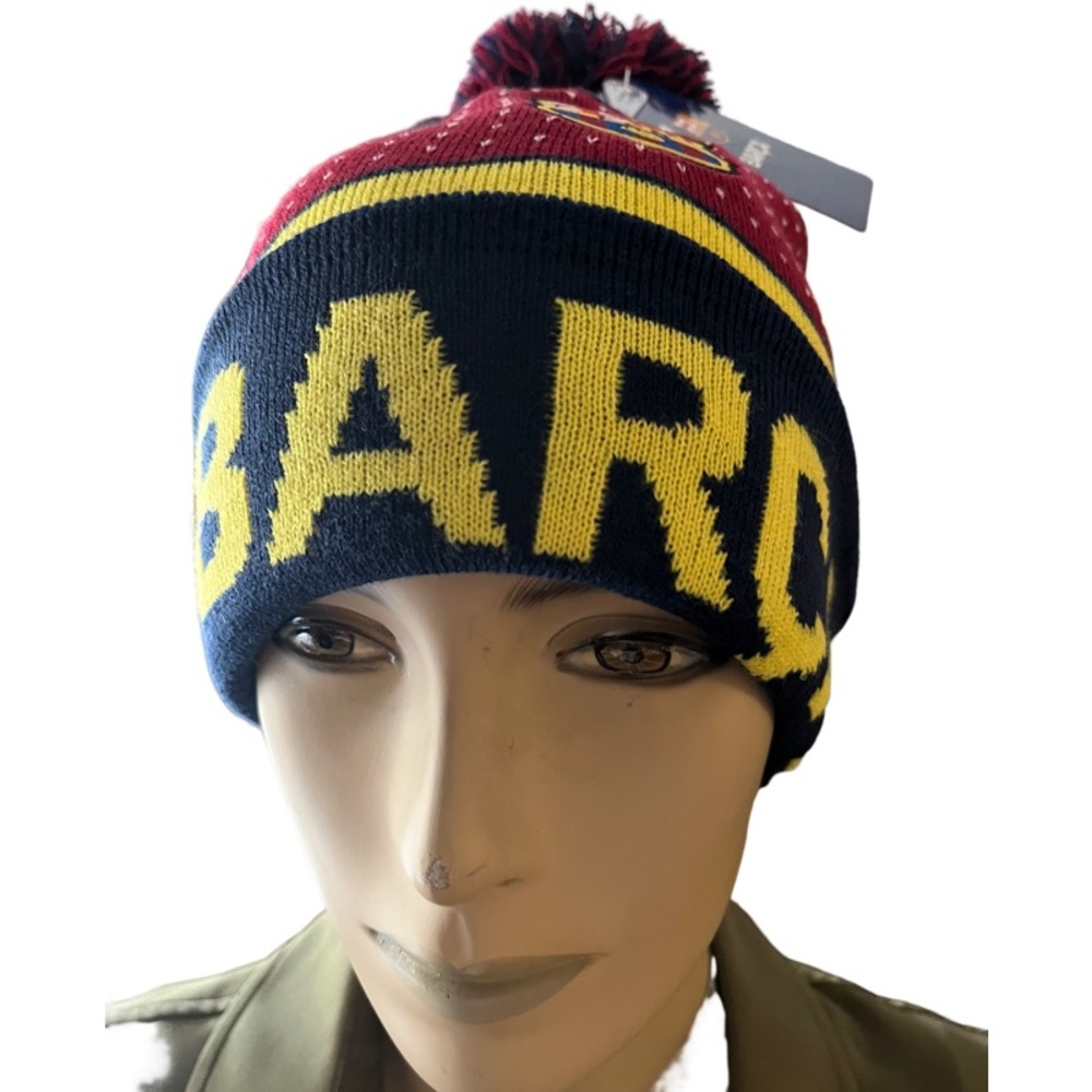 FC BARCELONA OFFICIAL MERCHANDISE WOOLIE HAT